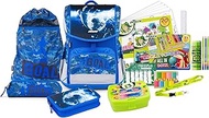 JOLLY School Bag Set - Ergonomic Flexi 46 Pieces Including Gym Bag, Shake Penal and Spring Pennal, H