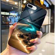 IPHONE 7 PLUS, 8 PLUS Case Mirror glass back, galaxy design