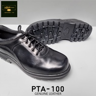 ALEX SHOES PTA-100 PATROL SHOES MARIKINA MADE TAHI SWELAS MEN'S BLACK GENUINE LEATHER SHOES