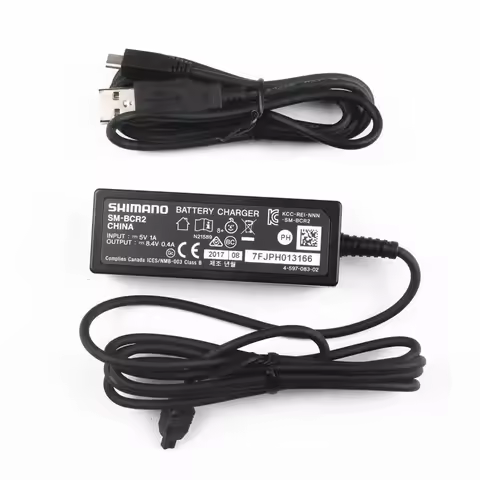 Shimano BCR2 BCR1 Di2 E-tube SM-BTR2 Internal Battery Charger PC Link Black