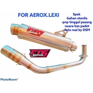 Promo Knalpot Cts Kompetisi Aerox Lexi Pnp Leher Bending Non Sambung