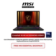 MSI Crosshair 16 HX AI D2XWFKG-020MY/D2XWGKG-019MY Gaming Laptop (U9-275HX/8GB*2 DDR5/1TB SSD/RTX 50