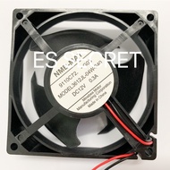 DC12V 0.3A Refrigerator Fan Motor 92mm X 92mm 2 Wires