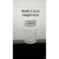 (270 Botol) 30ML Glass Bottle With Stopper, Botol Kaca 30ml