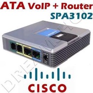全新CICSO LINKSYS SPA3102 FXS / FXO / PSTN集SPA1001/SPA3000