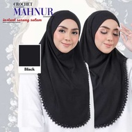✨ MODERN DESIGN INSTANT SARUNG CROCHET MAHNUR COTTON RIBBED DIAMOND Topping BY geleriahijab  ✨