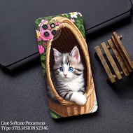 HP Casing Latest Itel S23hp - Fashion Cat Case - Case Itel S23hp - Soft Case Itel S23hp - Kesing Ite