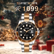 SANDA Root Beer Time Sale Waterproof Luminous Watch R1099