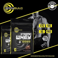 BODYBUILD Xtreme Whey Protein 5.5lbs, With DigeZyme 76Serv Rich in BCAAs Halal + Free Shaker