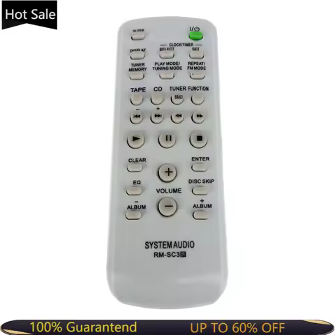 NEW RM3-SC Remote Control for SONY CD HIFI System Audio RM-SC30 RM-SC50 RM-SC55 MHC-RG29 MHC-RG490S 