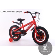 Sepeda Anak Children Bike BMX Clarion CL 8501 Ban 3.0 Dengan Roda Bantu 16"