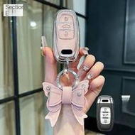 Audi Car Key Fob Cover Case, Fit For Audi A3 A6 A7 A8 Q7 Q8 E-Tron S3 S6 S7 SQ7 SQ8 RS6 RS7 A6L Smar