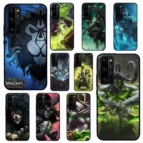 World Of Warcraft Phone Case For Huawei Honor 10 Lite 9 20 7A 9X 30 50 60 70 Pro Plus Soft Silicone