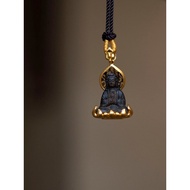 Mini Portable Guanyin Pendant Necklace Antique New Chinese Simple Words Peace Peace Retro Chinese St
