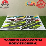 YAMAHA AVANTIZ EGO AVANTIZ BODY STICKER (4) AVANTIZ EGO AVANTIZ STRIPE MOTOR