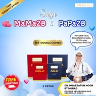 Suami isteri ikhtiar hamil Susu Protili (2box MaMa2b + 2box PaPa2B) untuk sebulan