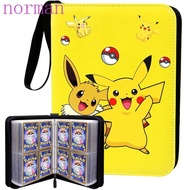 NORMAN Pokemon Cards Album Anime Christmas Gift Cards Book Folder Holder EX GX Card Game Card Protection