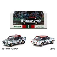 T64-094-78RP04-TARMAC WORKS 1/64 FIAT 131 ABARTH RALLY RALLYE DE PORTUGAL VINHO DO PORTO 1978 WINNER