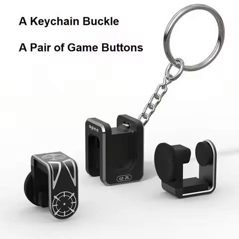 GT01 YZ08 Alloy Metal Touch Mobile Phone Game Control Fire Button Trigger Keychain No Lag Silicone S