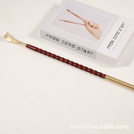 Copper Head Red Sandalwood Scratcher High-End Scratcher Artifact Back Scratcher Elderly Joy Copper W