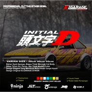 Car window stickers, initial D writing stickers latest initial d car glass variationscutting stiker