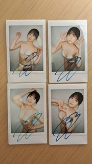 日本女優 青空光 親筆簽名即影即有 拍立得 (非TRE會場品)