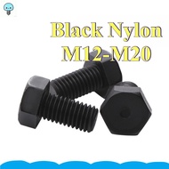 Black Nylon Allen Screw Plastic Screw Insulated Hex Head Screw Plastic Bolt Screw M12/M14/M16/M18/M2