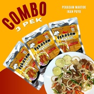 Pekasam Maktok Combo 3 Pek (Ikan Puyu & Ikan Lampam) - (200gram Per Pek)
