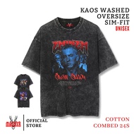 MACDEER RAPPER T-shirt Oversize washed tshirt slimfit Stonewash cotton premium RAPPER T-shirt VOL 1