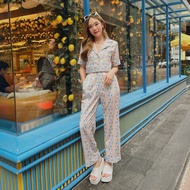 Wonder Treasure - Daisy Stripes Pants (กางเกงอย่างเดียว เสื้อแยก) (PRE-ORDER)