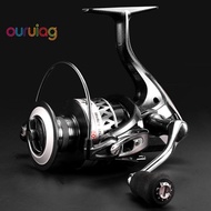 [OUR] Spinning Reel Handle Metal Fishing Spinning Reel Crank Handle Rotatable Grip