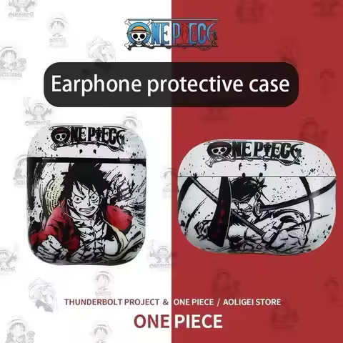 Anime One Piece Luffy Zoro Airpods Pro 2 Smart Cover Airpods 1/2/3 Protective Case for Iphone Blueto