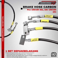 Racepro Brake Hose Carbon Pcx 150 Abs/Cbs Pcx 160 Abs/Cbs, Adv 150 Abs/Cbs Adv 160 Abs/Cbs Brake Hos
