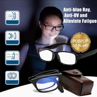 Plus auto focus adjust Anti-uv Anti-Radiation Foldable Reading Glasses