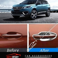 Peugeot 3008 5008 Door Bowl Cover Door Bowl Handle Trim Protection Car Accessories