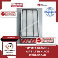 AIR FILTER HIACE , HILUX 17801-30060 TOYOTA PARTS *FREE TOYOTA CAR STICKER*