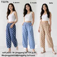T2276 7per8 polka pants