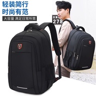 New💕Swiss Army Knife Quality Backpack Men's Large Capacity Business Travel Middle School Students College Students Bag Q