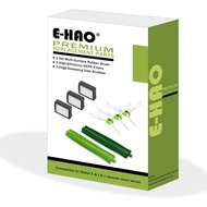 E-HAO Piezas de vacío de reemplazo para la serie Irobot Roomba I & J & E, 1 pinceles de goma, 3 filt