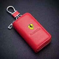 Ferrari Key Case California F430 488 458 F12berlinetta Genuine Leather Car Cover