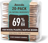 Boveda for Cigars/Tobacco | 69% RH 2-Way Humidity Control | Size 60 for Use with Every 25 Cigars a H