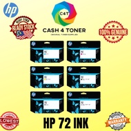 GENUINE HP72B/ HP 72B/ HP72 DESIGNJET INK CARTRIDGE 3WX07A/ 3WX06A/ 3WX08A/ C9371A/ C9372A/ C9373A O