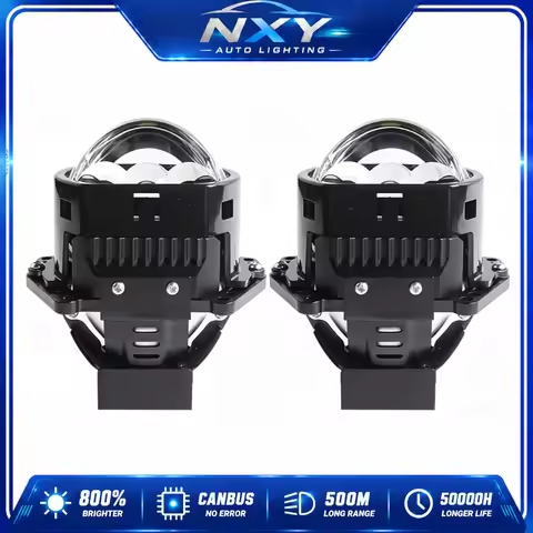 NXY LK83S 3 Inch Matrix Bi LED Projector Lens Headlight 160W 6000K Triple Beam Hi Lo Laser Retrofit 