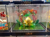 六福黃金壽桃擺件