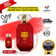 SYAHIRAH VITALIS EAU DE ROYALE PERFUME SPRAY | CELESTE (RED) 50ML - PERFUME WANGI MEWAH TAHAN LAMA