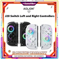 Aolion J20 PRO Knight Switch Nintendo NS Game Controller Left and Right Separation JC Hall Wireless 