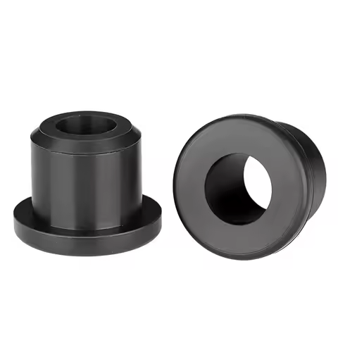 3.3-113.6mm Black/White Silicone Rubber Hole Plug / Round Hollow Cable Grommet - Wire Protector Seal