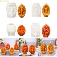 Doublebuy Handmade Eggs Silicone Molds 3D Jesuses Eggs  Mould Epoxy Resin Molds