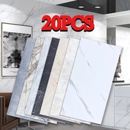 20Pcs 40*90cm Marble Wallpaper Vinyl Tiles For Kitchen Venyl Tiles Sticker Waterproof Adhesive Local