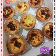 Home made Portuguese egg tart